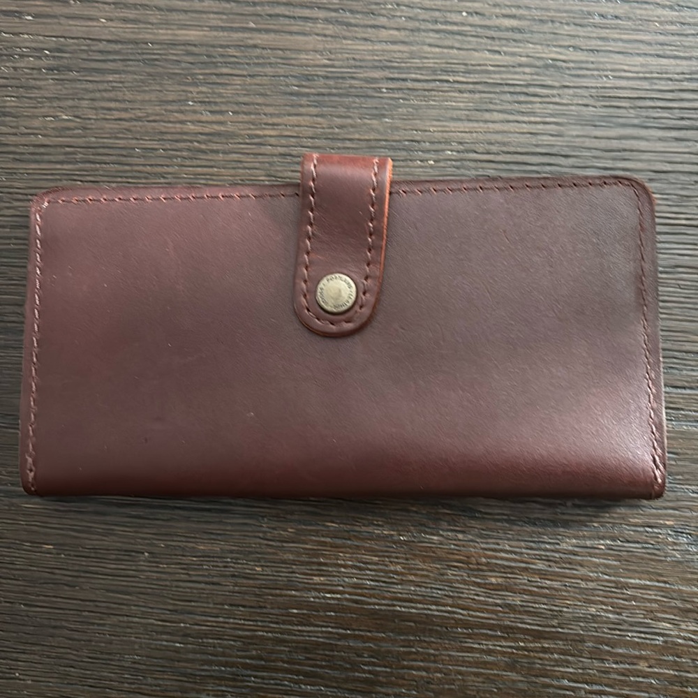 EUC PLG Cognac BiFold Wallet - Cognac